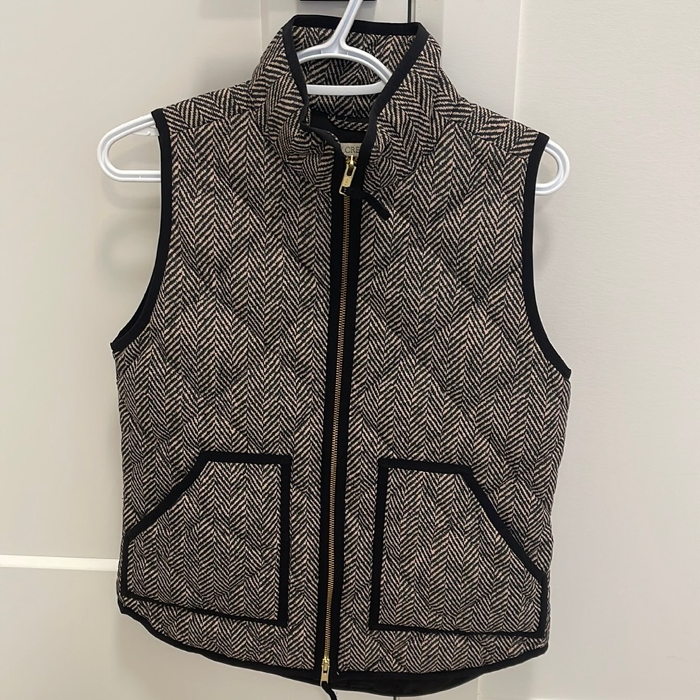 J. crew Herringbone vest *sold out online*